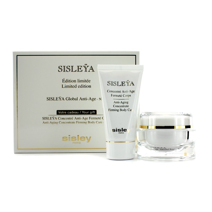 Sisley Sisleya Set: Sisleya Cremă Globală Anti-Îmbătrânire 50ml + Sisleya Concentrat de Fermitatea Corpului şi Anti-Îmbătrânire 50ml 2pcsProduct Thumbnail