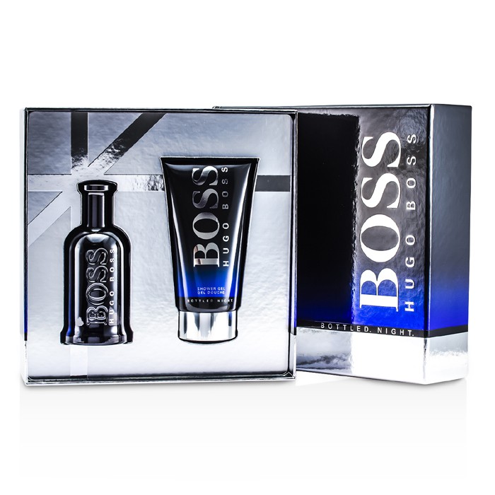 Hugo Boss Caixa Boss Bottled Night: Eau De Toilette Spray 100ml/3.3oz + Gel de banho 150ml/5oz 2pcsProduct Thumbnail