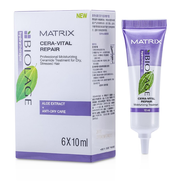Matrix Biolage Hydratherapie Cera-Vital Repair טיפול לחות לתיקון השיער (עבור שימוש מקצועי בלבד) 6x10ml/0.33ozProduct Thumbnail