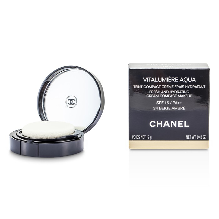 Chanel คอมแพ็ครองพื้น Vitalumiere Aqua Fresh And Hydrating Cream SPF15 12g/0.42ozProduct Thumbnail