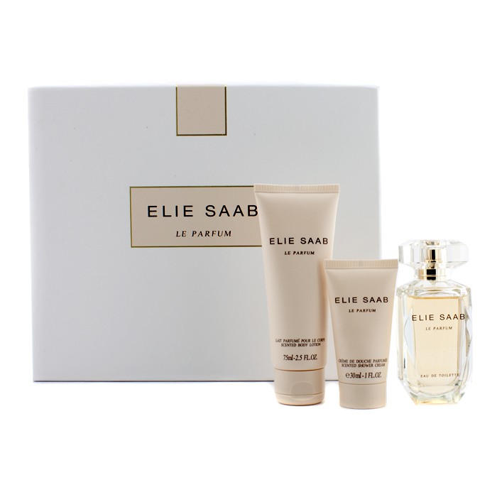 Elie Saab Le Parfum Coffret: Eau De Toilette Spray 50ml/1.6oz + Body Lotion 75ml/2.5oz + Shower Cream 30ml/1oz 3pcsProduct Thumbnail