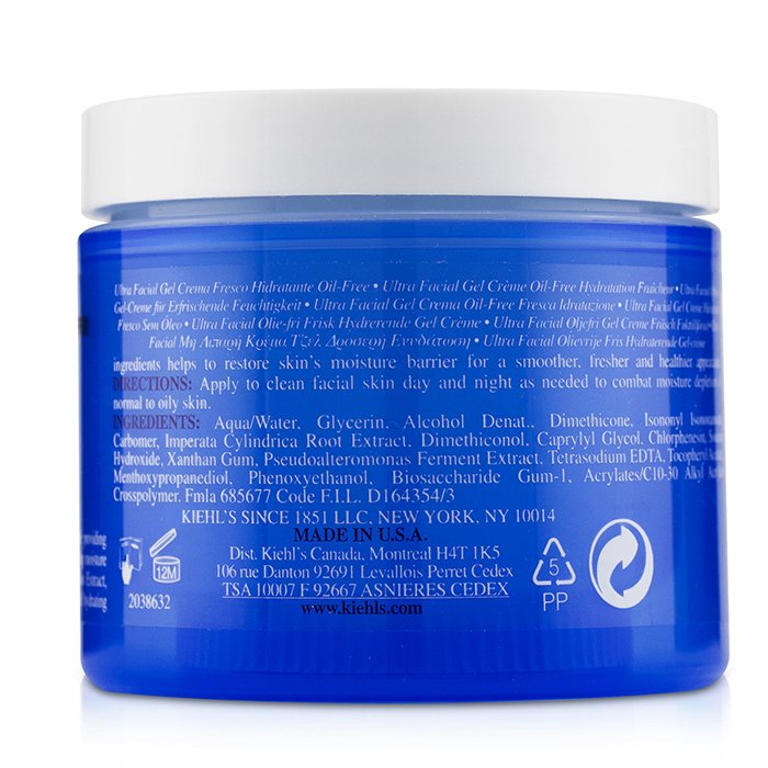 Kiehl's Ultra Facial Oil-Free Gel Cream (For Normal to Oily Skin) 125ml/4.2ozProduct Thumbnail