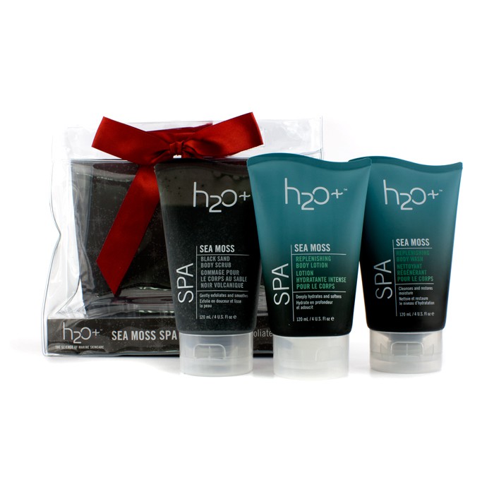 H2O+ Sea Moss Spa Trio: Body Wash 120ml + Body Scrub 120ml + Body Lotion 120ml 3pcsProduct Thumbnail