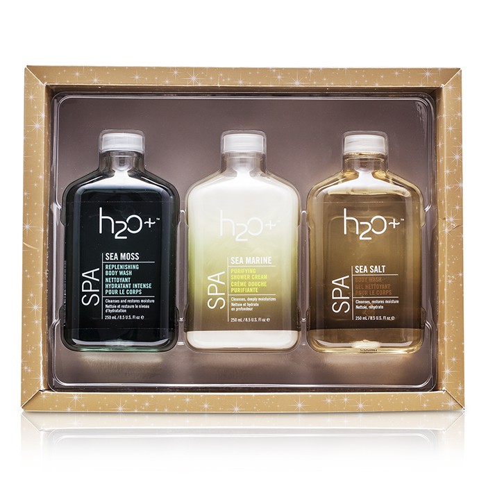 H2O+ Replenishing Body Wash Collection: Loção de banho 250ml + Creme de banho 250ml + Sabonete liquido Replenishing 250ml 3pcsProduct Thumbnail