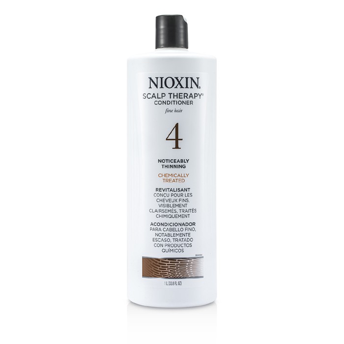 Nioxin System 4 Μαλακτική Θεραπεία Τριχωτού Της Κεφαλής Για Λεπτά Μαλλιά, Χημικά Ταλαιπωρημένα, Ορατά Αραιωμένα Μαλλιά 1000ml/33.8ozProduct Thumbnail