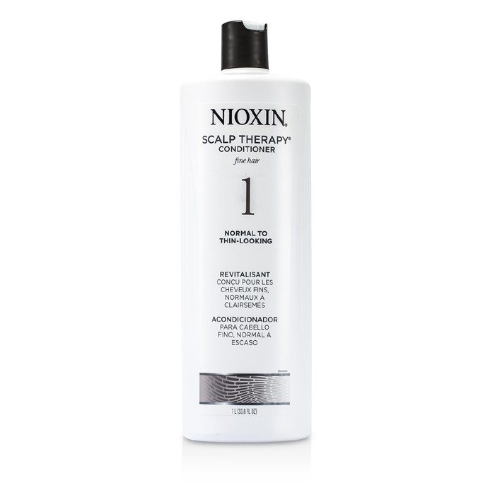 Nioxin نظام 1 بلسم معالج لفروة الرأس للشعر الرقيق، والعادي إلى الخفيف 1000ml/33.8ozProduct Thumbnail