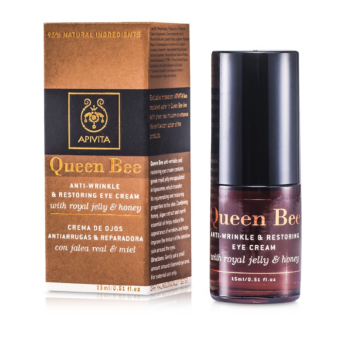 Apivita Queen Bee Anti-Wrinkle & Restoring Eye Cream 15ml/0.51ozProduct Thumbnail