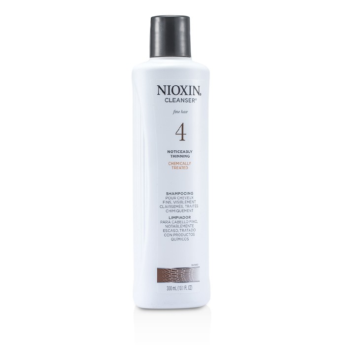 Nioxin System 4 Καθαριστικό Για Λεπτά Μαλλιά, Χημικά Ταλαιπωρημένα, Εμφανώς Αραιωμένα Μαλλιά 300ml/10.1ozProduct Thumbnail