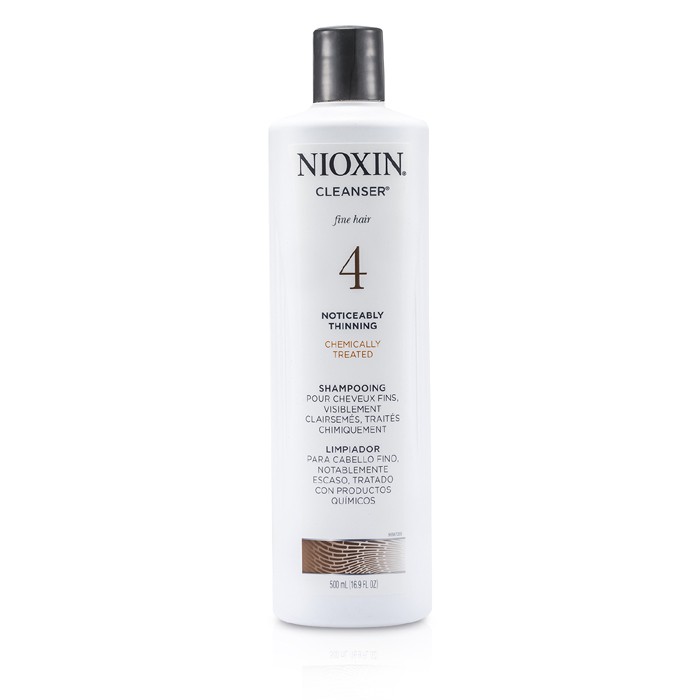 Nioxin System 4 Cleanser For Fine Hair, Chemically Treated, Noticeably Thinning Hair 500ml/16.9ozProduct Thumbnail