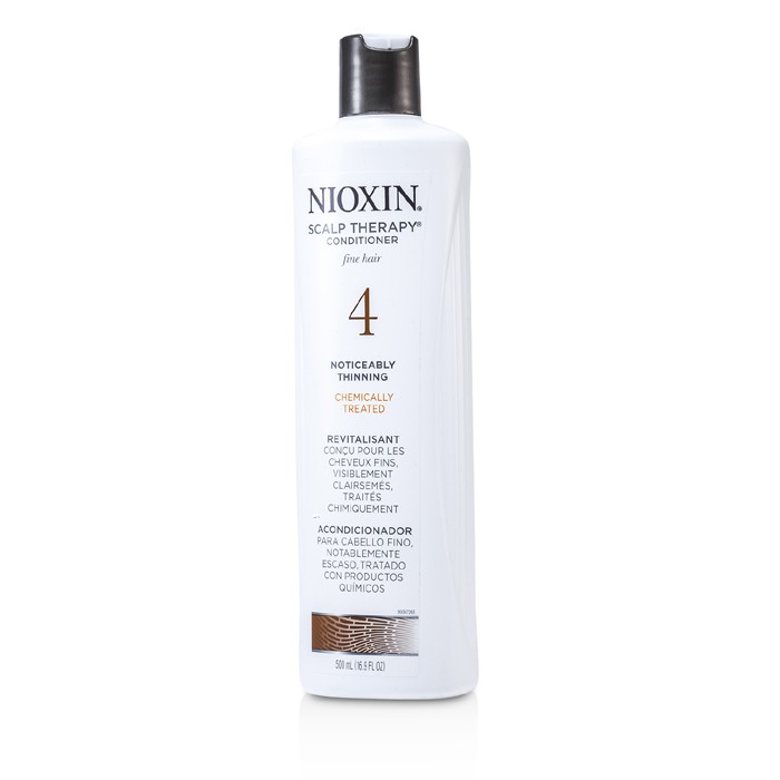 Nioxin System 4 სკალპის თერაპია კონდიციონერი თხელი, თმა, ქიმიურად დაზიანებული, შესამჩნევად შეთხელებული თმისთვის 500ml/16.9ozProduct Thumbnail