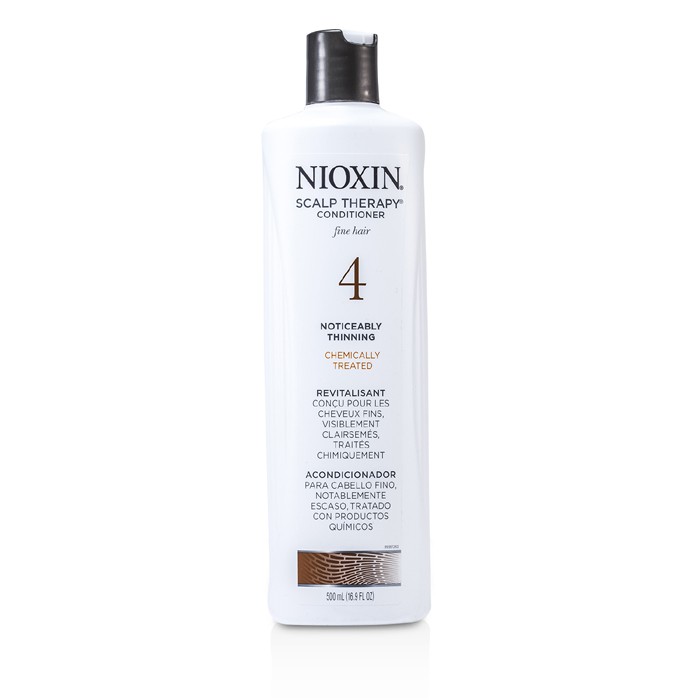 Nioxin System 4 სკალპის თერაპია კონდიციონერი თხელი, თმა, ქიმიურად დაზიანებული, შესამჩნევად შეთხელებული თმისთვის 500ml/16.9ozProduct Thumbnail