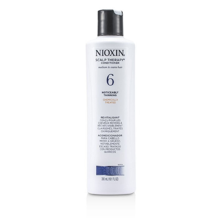 Nioxin نظام 6 بلسم معالج لفروة الرأس للشعر المتوسط إلى الخشن والمعالج كيميائياً والخفيف 300ml/10.1ozProduct Thumbnail