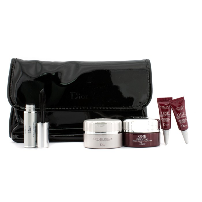 Christian Dior Capture Totale Travel Set: Multi-Perfection Cream 15ml + Treatment Mask 15ml + 2x Serum 2ml + Mascara 4ml + Bag 5pcs+1bagProduct Thumbnail