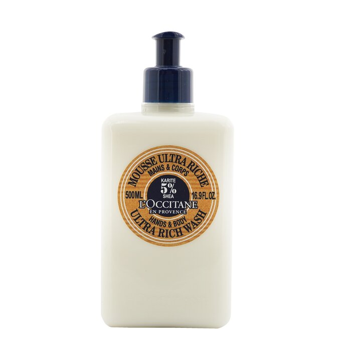 L'Occitane Shea 5% Ultra Rich Wash For Hands & Body 500ml/16.9ozProduct Thumbnail