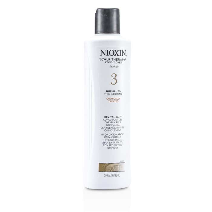 Nioxin System 3 სკალპის თერაპიის კონდიციონერი თხელი თმისათვის, ქიმიურად დამუშავებული, ნორმალური და დათხელებული თმისათვის 300ml/10.1ozProduct Thumbnail