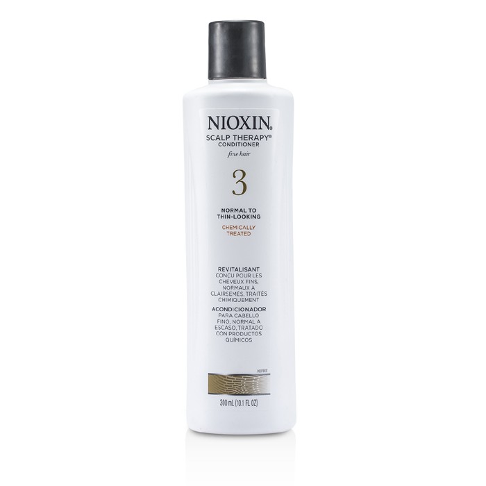 Nioxin System 3 fejbőr terápiás balzsam lágy, vegyszerrel kezelt, normál vagy vékonynak tűnő hajra 300ml/10.1ozProduct Thumbnail