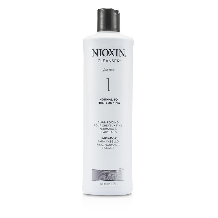 Nioxin System 1 hajtisztító lágy, normál vagy vékonynak tűnő hajra 500ml/16.9ozProduct Thumbnail