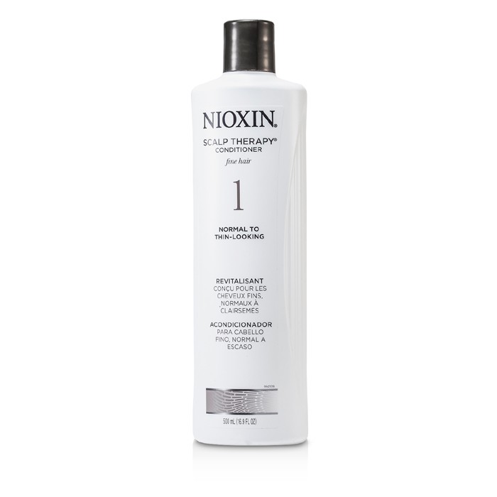 Nioxin Odżywka do włosów normalnych, cienkich i przerzedzających się Odżywka do włosów normalnych, cienkich i przerzedzających się System 1 Scalp Therapy Conditioner For Fine Hair, Normal to Thin-Looking Hair 500ml/16.9ozProduct Thumbnail