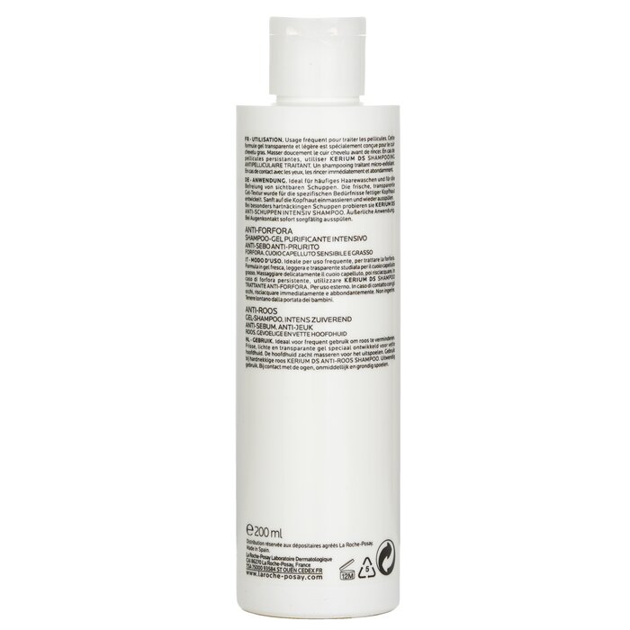 La Roche Posay Kerium Anti-Dandruff Micro-Exfoliating LHA Gel Shampoo (For fet hodebunn) 200ml/6.7ozProduct Thumbnail