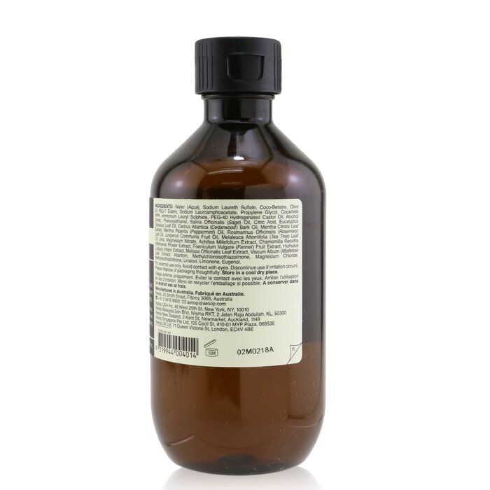 Aesop Calming Shampoo (For Dry, Itchy, Flaky Scalps) 200ml/6.8ozProduct Thumbnail