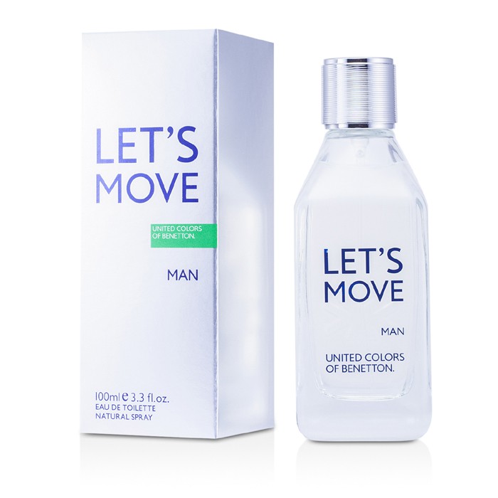 Benetton Męska woda toaletowa EDT Spray Let's Move 100ml/3.3ozProduct Thumbnail