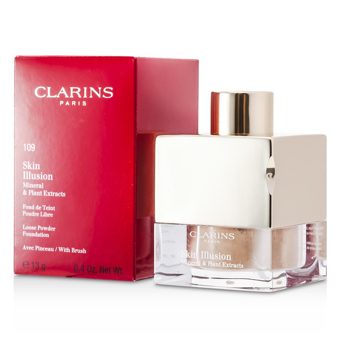 Clarins Skin Illusion Mineral & Plant Extracts Loose Powder Foundation (With Brush) 13g/0.4ozProduct Thumbnail