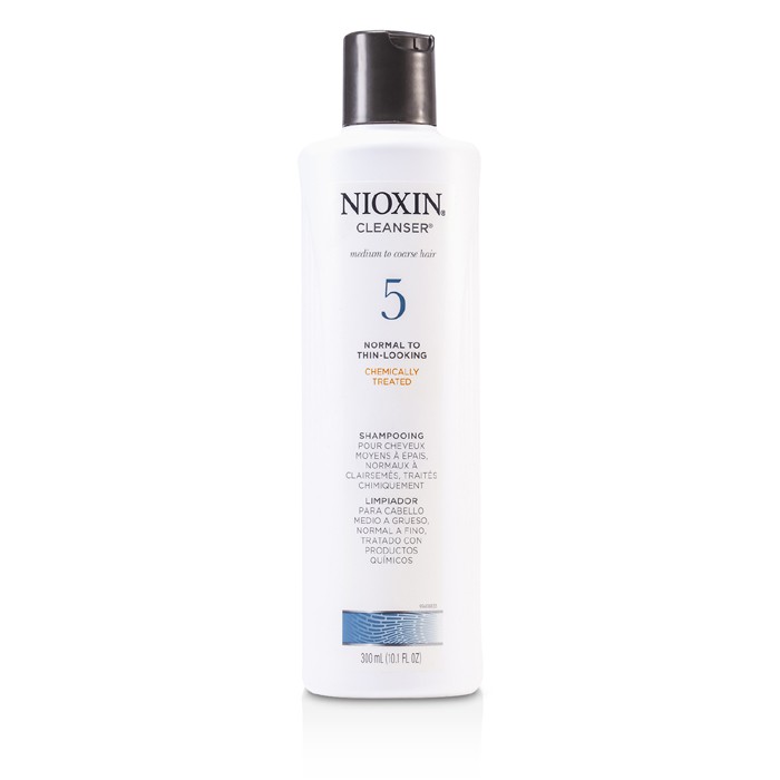 Nioxin Система 5 Очищающее Средство для Средних и Жестких, Химически Обработанных, Нормальных и Редеющих Волос 300ml/10.1ozProduct Thumbnail