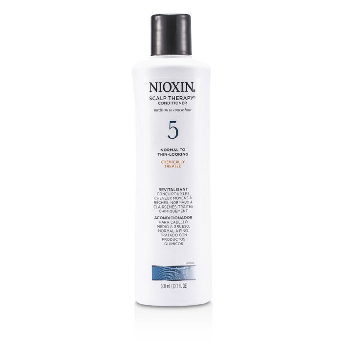 Nioxin System 5 Μαλακτική Θεραπεία Τριχωτού Της Κεφαλής Για Μεσαία Προς Άγρια Μαλλιά, Χημικά Ταλαιπωρημένα, Κανονικά προς Αραιωμένα Μαλλιά 300ml/10.1ozProduct Thumbnail