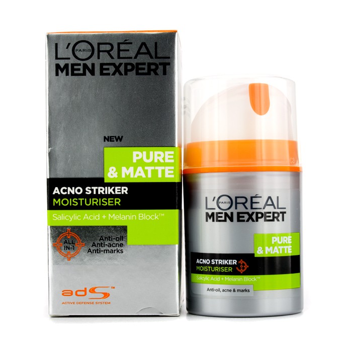 L'Oreal Matująco-nawilżający żel do twarzy dla mężczyzn Men Expert Pure & Matte Acno Striker Moisturiser 50ml/1.7ozProduct Thumbnail