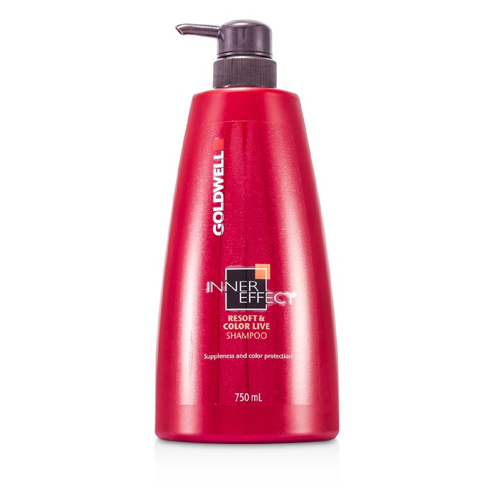 Goldwell Šampon pro osvěžení barvy (pro suché, stresované a vzpurné vlasy) Inner Effect Resoft & Color Live Shampoo (For Dry, Stressed & Unruly Hair) 750ml/25ozProduct Thumbnail