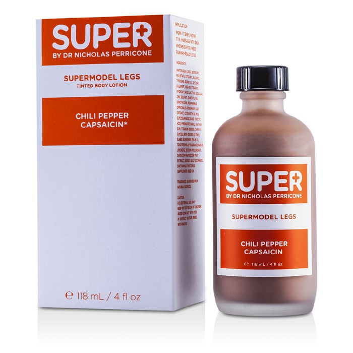 Super By Dr. Nicholas Perricone Loção Para Pernas Cor Supermodel Legs Tinted Body Lotion With Chili Pepper Capsaicin 118ml/4ozProduct Thumbnail