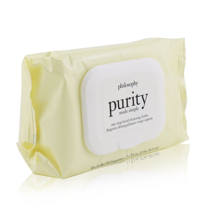 Philosophy Oczyszczające chusteczki do twarzy Purity Made Simple One-Step Facial Cleansing Cloths 30 sztukProduct Thumbnail