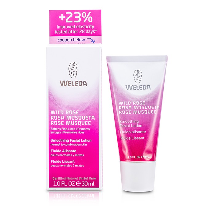 Weleda Wild Rose Smoothing Facial Lotion For Normal To Combination Skin 30ml/1ozProduct Thumbnail