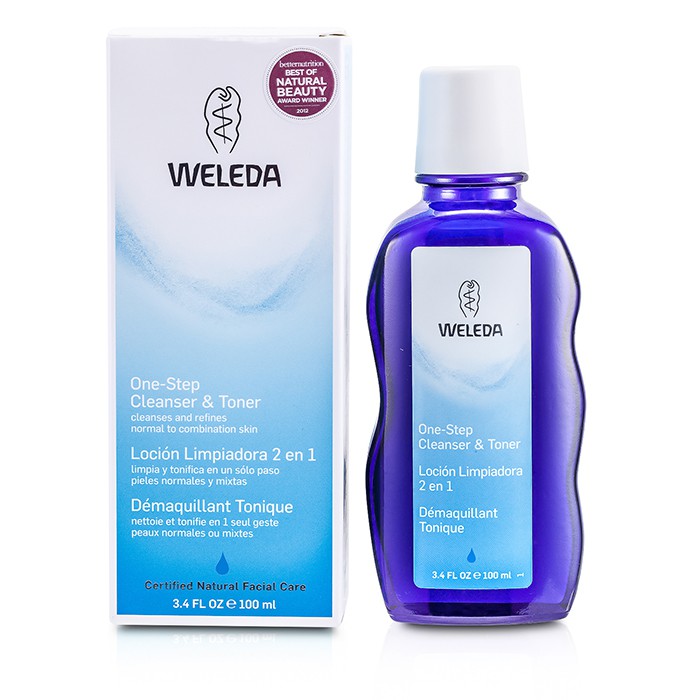 Weleda One Step Cleanser & Toner For Normal To Combination Skin 100ml/3.4ozProduct Thumbnail