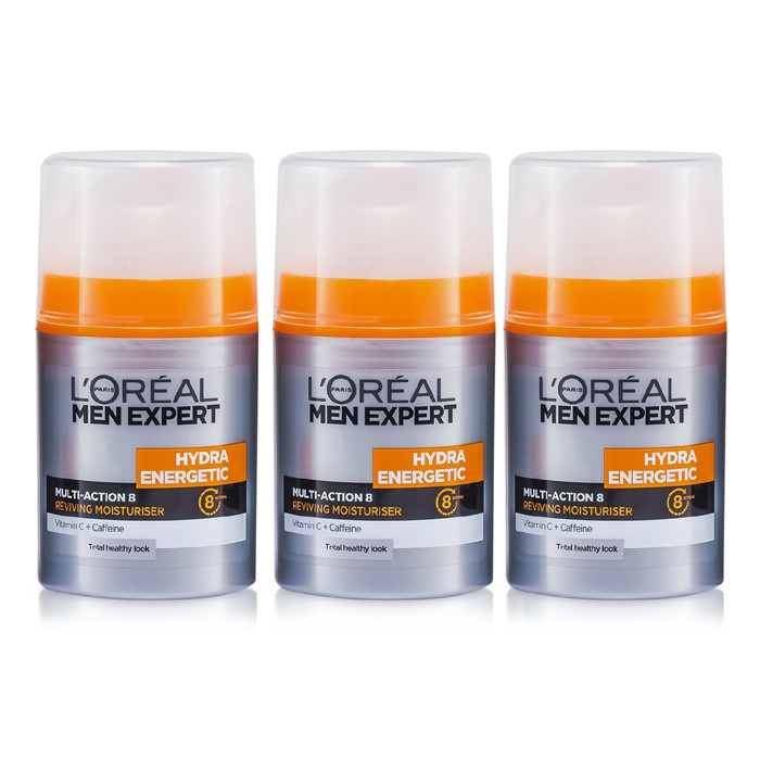 L'Oreal Men Expert Hydra Energetic Multi-Action 8 Z0028240 3pcsProduct Thumbnail