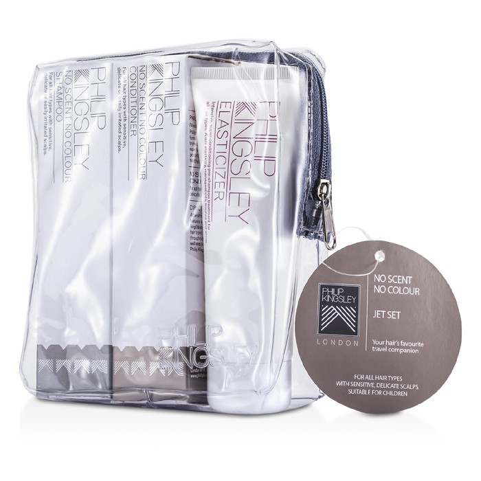 Philip Kingsley Kit No Scent No Colour Jet: Shampoo 75ml + Condicionador 75ml + Elasticizer 75ml 3pcsProduct Thumbnail