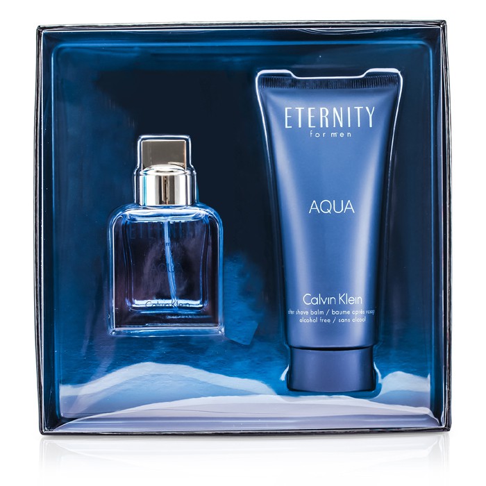 Calvin Klein Eternity Aqua Coffret: Eau De Toilette pihusti 30ml/1oz + After Shave Balm 100ml/3.4oz 2pcsProduct Thumbnail