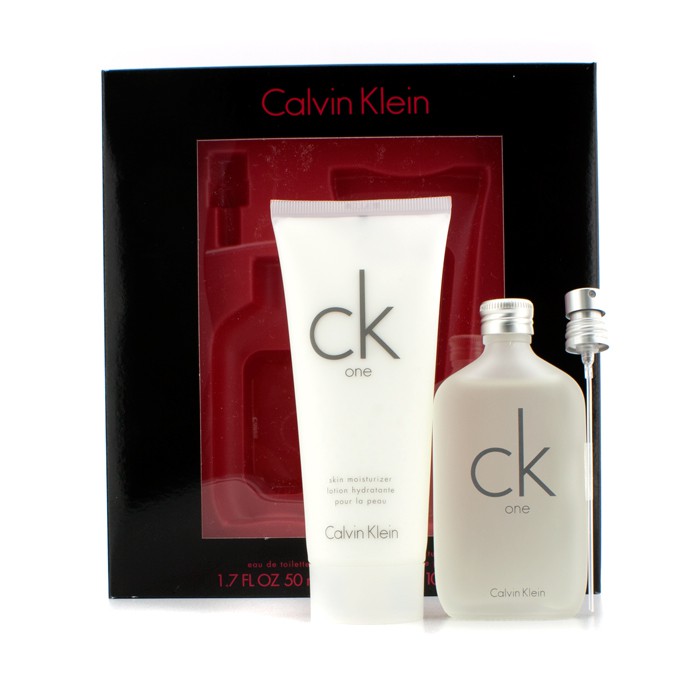Calvin Klein CK One Coffret: Eau De Toilette Spray 50ml/1.7oz + Hidratante de Piel 100ml/3.4oz 2pcsProduct Thumbnail