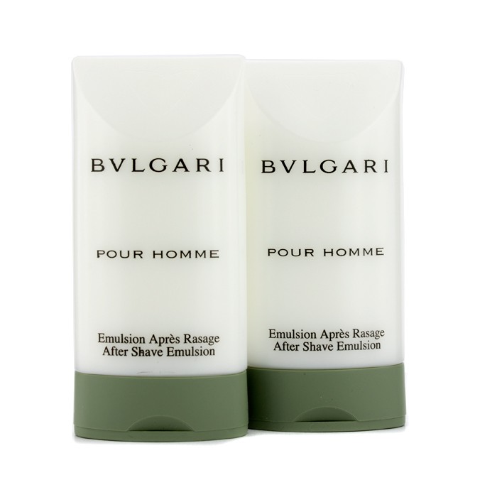 Bvlgari Loção pós barba After Shave Emulsion Duo Pack (Fora da caixa) 2x75ml/2.5ozProduct Thumbnail