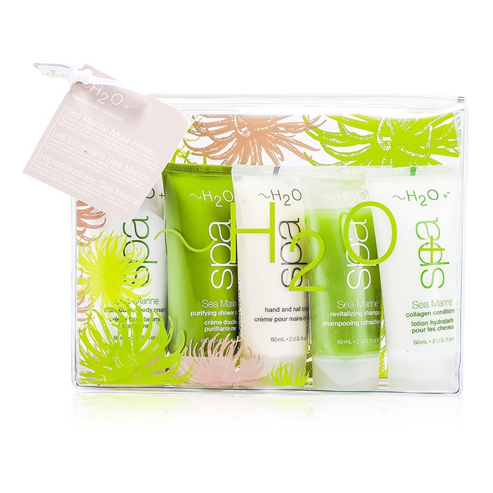 H2O+ Sea Marine Set: Body Cream + Shower Cream + Hand & Nail Cream + Shampoo + Conditioner 5pcsProduct Thumbnail