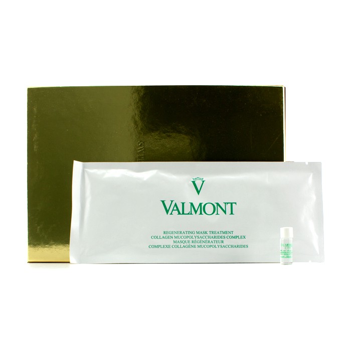 Valmont Regenerating Mask Treatment: Collagen Sheet 5x35g + Collagen Post Treatment 5x2ml (Without Spring Water) 10pcsProduct Thumbnail