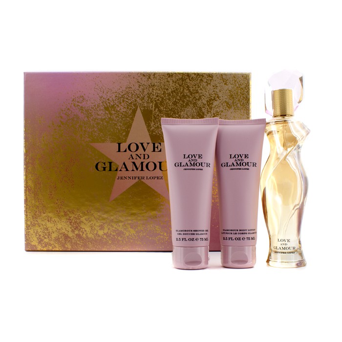J. Lo Love & Glamour Coffret: parfemska voda 75ml/2.5oz + losion za tijelo 75ml/2.5oz + gel za tuširanje 75ml/2.5oz 3pcsProduct Thumbnail
