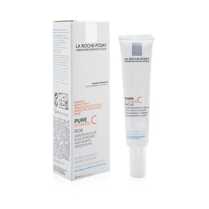 La Roche Posay Krem do twarzy wypełniający zmarszczki do skóry suchej i wrażliwej Redermic C Daily Sensitive Skin Anti-Aging Fill-In Care (Dry Skin) 40ml/1.35ozProduct Thumbnail