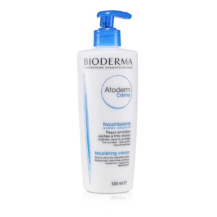 Bioderma 貝德瑪 保濕滋潤霜 - 乾燥至非常乾燥敏感肌膚 (帶泵) 500ml/16.7ozProduct Thumbnail