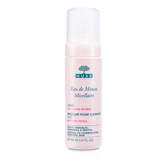 Nuxe Micellar Foam Cleanser With Rose Petals (Normal to Combination, Sensitive Skin) 150ml/5ozProduct Thumbnail