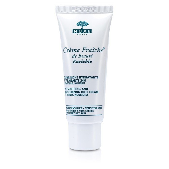 Nuxe Creme Fraiche De Beaute Enrichie 24HR Soothing And Moisturizing Rich Cream (Dry to Very Dry Sensitive Skin) 30ml/1ozProduct Thumbnail