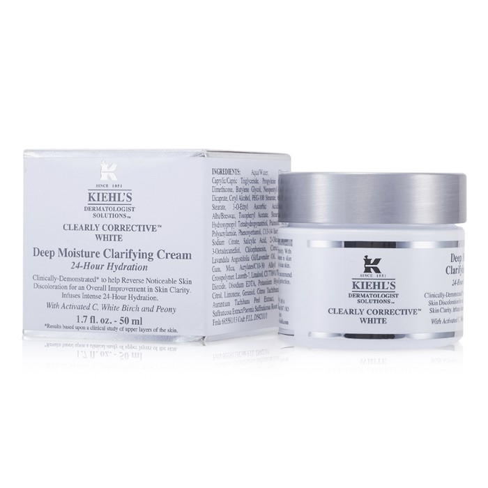 Kiehl's Clearly Corrective White Deep Moisture Clarifying Cream - Krim 50ml/1.7ozProduct Thumbnail