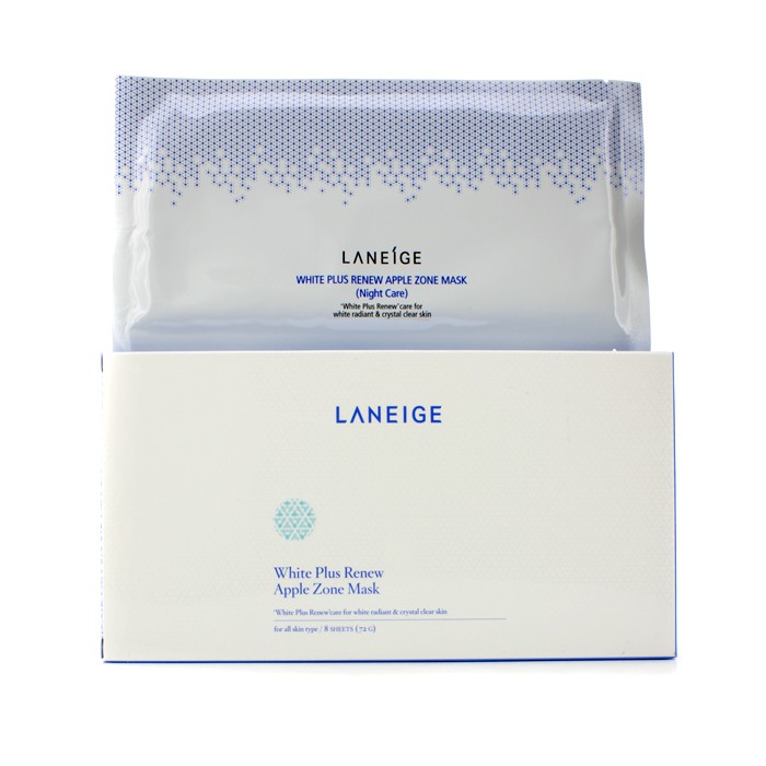 Laneige White Plus Renew Apple Zone Mask (For All Skin Types) 8sheetsProduct Thumbnail