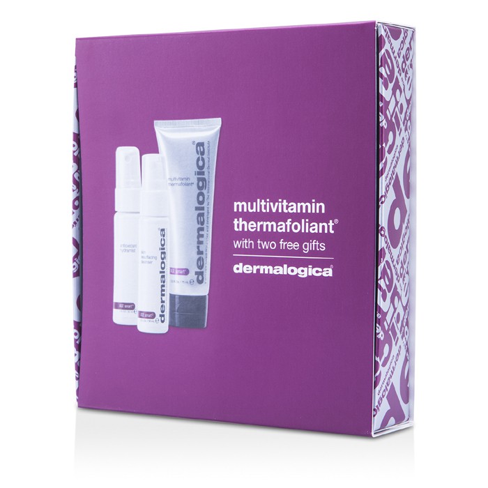 Dermalogica Smooth And Firm Set: Multivitamin Thermafoliant 75ml + Skin Resurfacing Cleanser 30ml + Antioxidant Hydramist 30ml 3pcsProduct Thumbnail