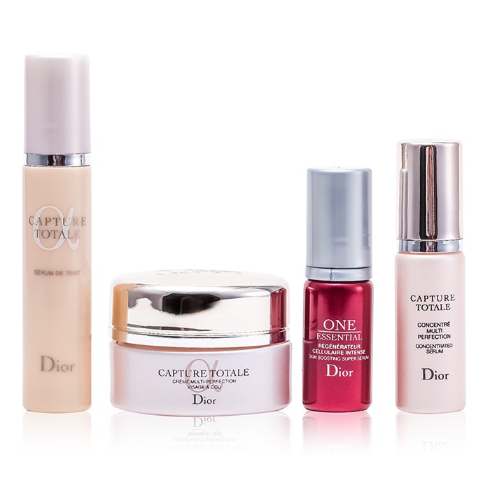 Christian Dior Capture Totale Set: Creme + Concentrated Serum + One Essential + Serum Foundation #020 + Bag 4pcs+1bagProduct Thumbnail
